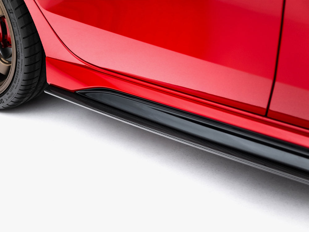 Prepreg Carbon Fiber Side Skirts V.1 compatible with Audi RS 3 Sedan 8Y Facelift