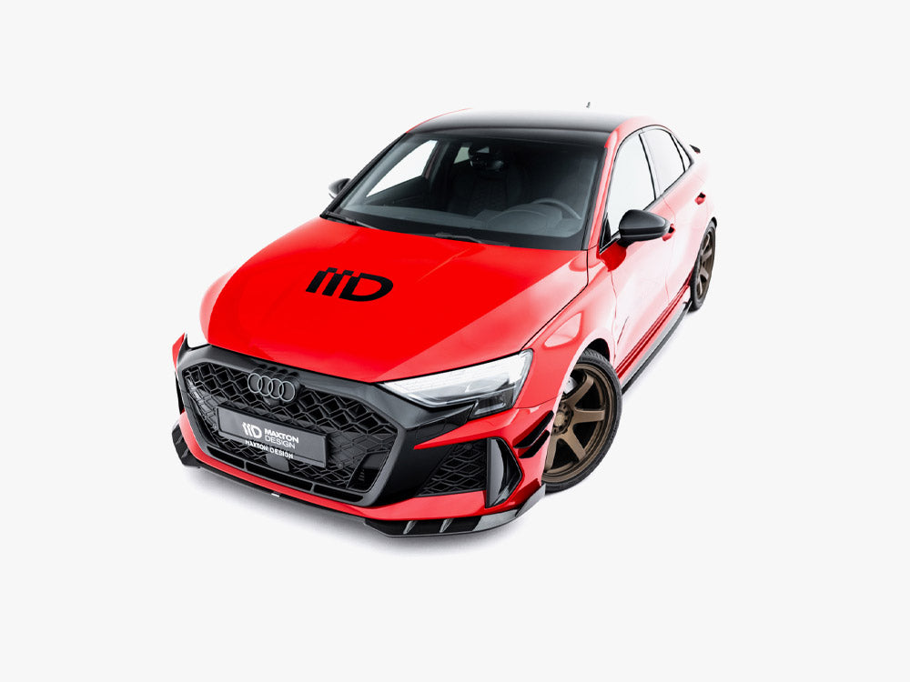 Prepreg Carbon Fiber Front Splitter compatible with Audi RS 3 Sedan / Sportback 8Y Facelift
