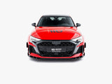Prepreg Carbon Fiber Front Splitter compatible with Audi RS 3 Sedan / Sportback 8Y Facelift