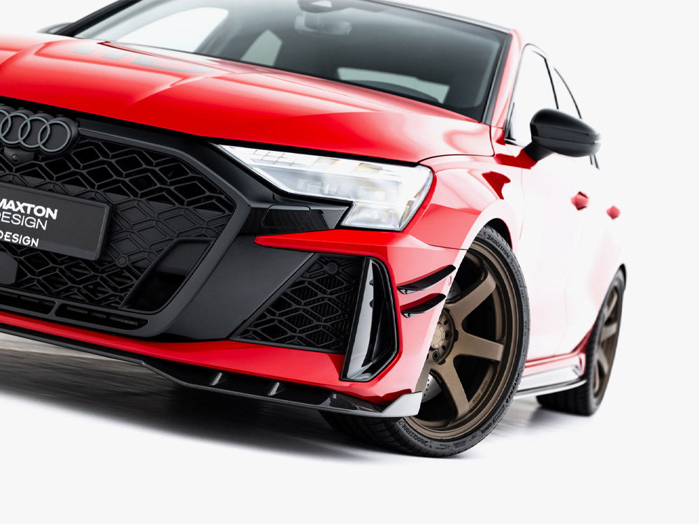 Prepreg Carbon Fiber Front Splitter compatible with Audi RS 3 Sedan / Sportback 8Y Facelift