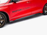 Set of Prepreg Carbon Fiber Side Skirts compatible with Audi RS 3 Sedan 8Y Facelift