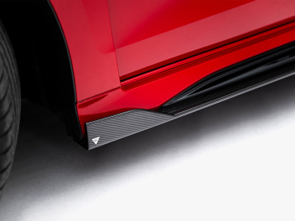 Set of Prepreg Carbon Fiber Side Skirts compatible with Audi RS 3 Sedan 8Y Facelift