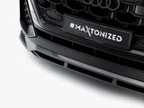 Prepreg Carbon Fiber Front Splitter compatible with Audi SQ8 / Q8 S Line Mk1 Facelift