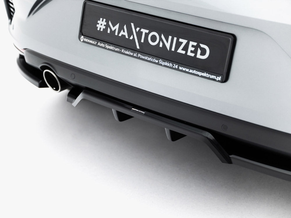 Rear Splitter (Vertical Bars) compatible with Renault Clio Mk5 Facelift