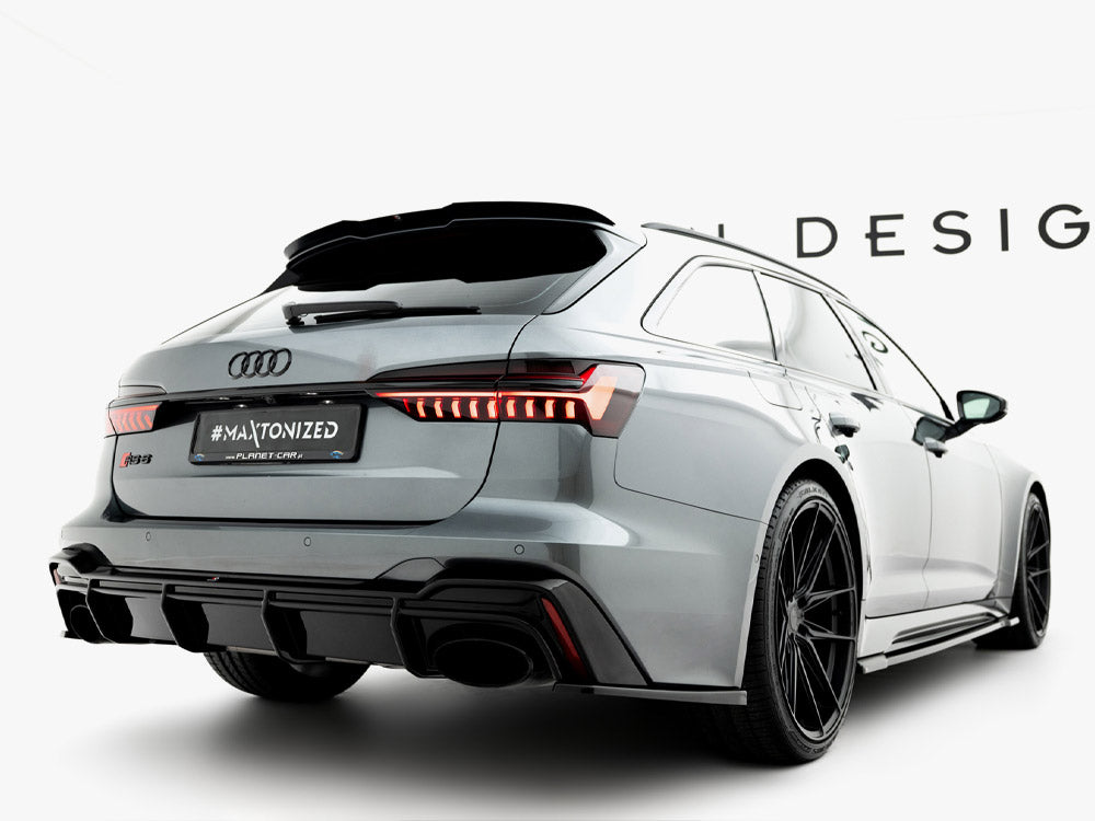 Rear Valance compatible with Audi RS 6 C8 / C8 Facelift (Version with towbar)