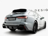 Rear Valance compatible with Audi RS 6 C8 / C8 Facelift (Version with towbar)