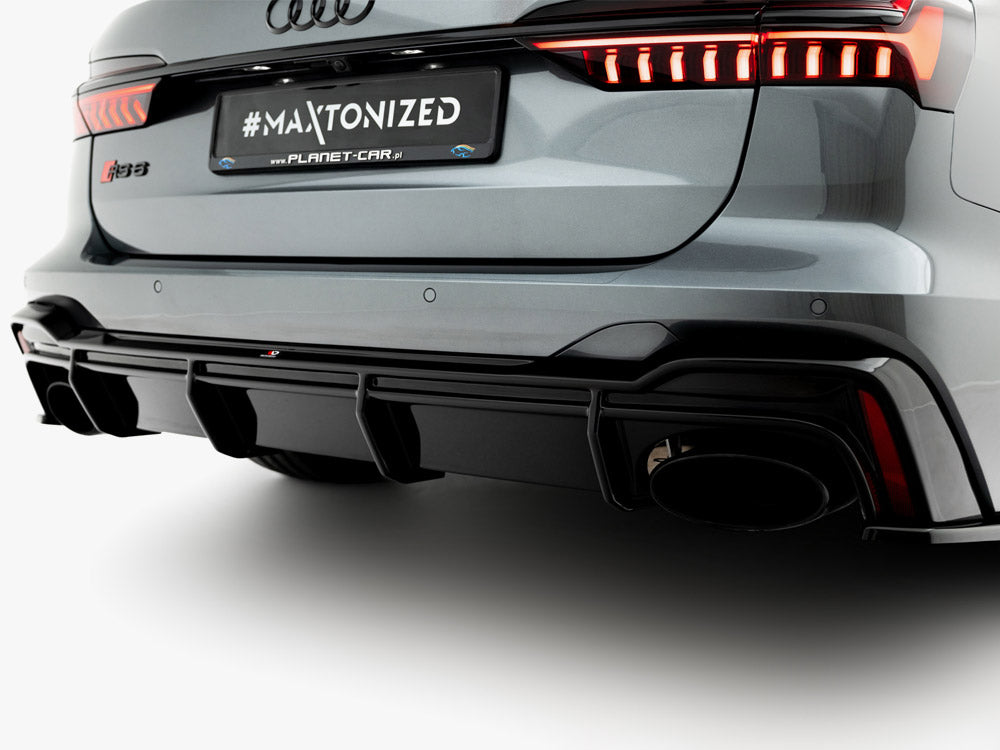 Rear Valance compatible with Audi RS 6 C8 / C8 Facelift (Version with towbar)