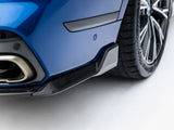 Prepreg Carbon Fiber Rear Diffuser compatible with BMW X7 M-Pack G07 / G07 Facelift (Version with towbar)