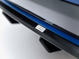 Prepreg Carbon Fiber Rear Diffuser compatible with BMW X7 M-Pack G07 / G07 Facelift (Version with towbar)