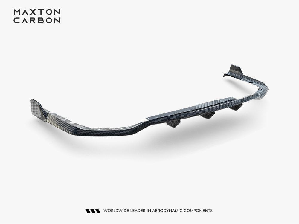 Prepreg Carbon Fiber Rear Diffuser compatible with BMW X7 M-Pack G07 / G07 Facelift (Version with towbar)