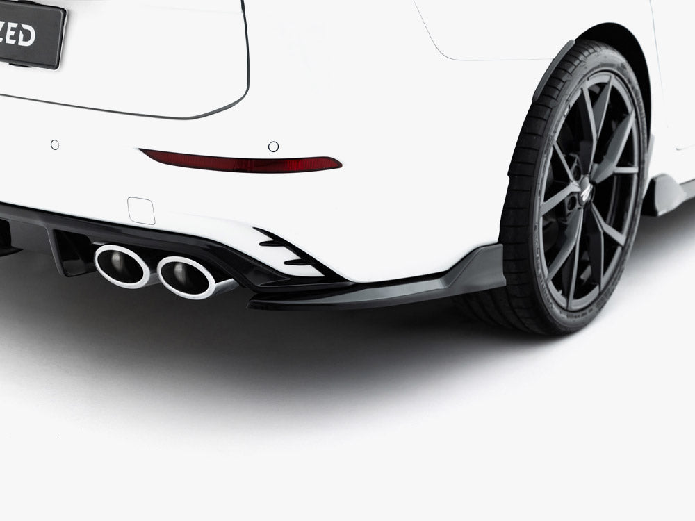 Rear Side Splitters V.2 compatible with Volkswagen Golf R Variant Mk8 / Mk8 Facelift