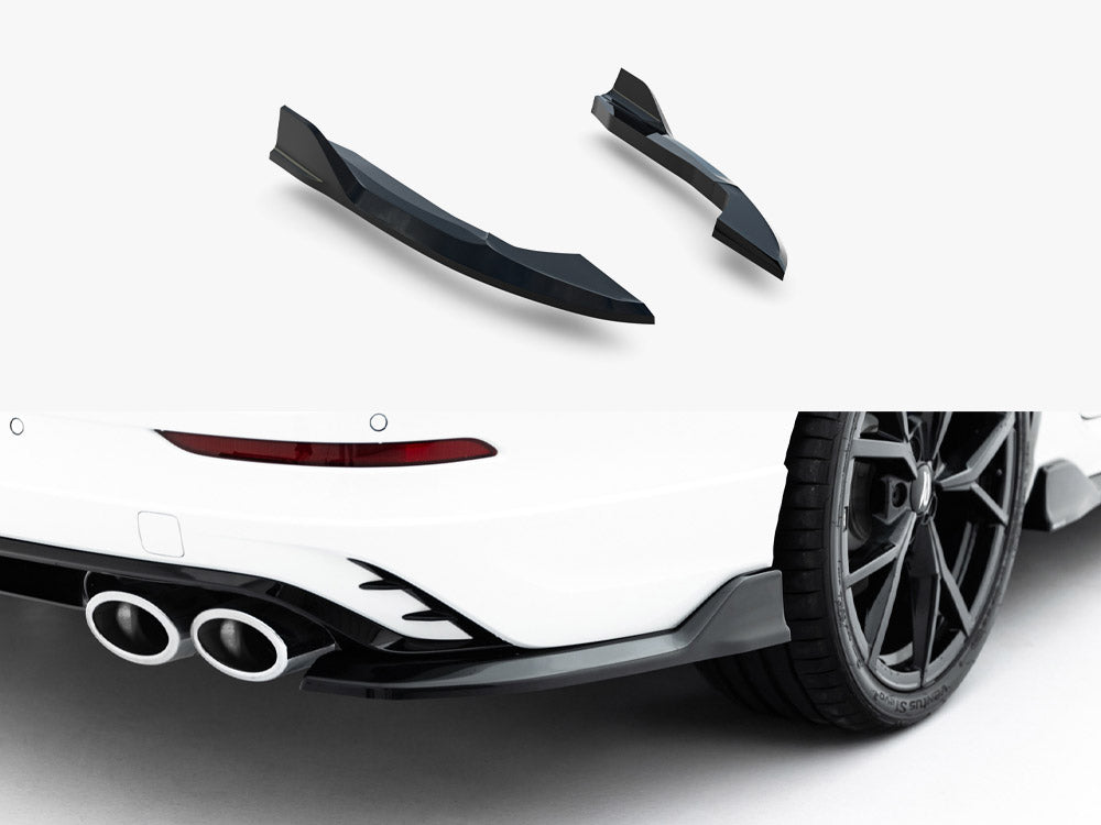 Rear Side Splitters V.1 compatible with Volkswagen Golf R Variant Mk8 Facelift