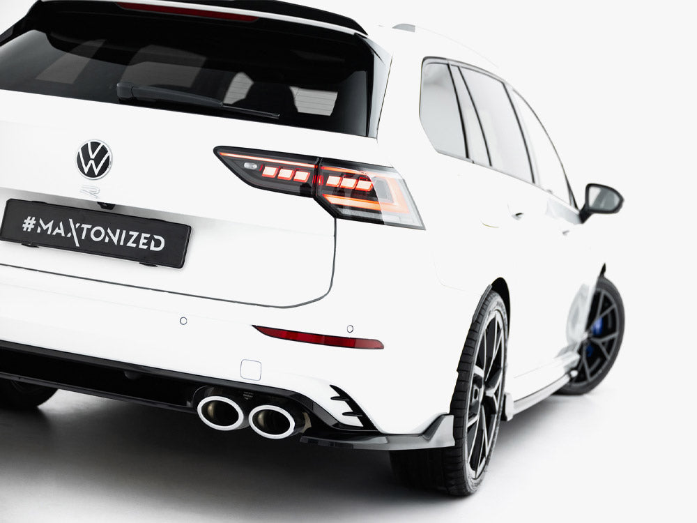 Rear Side Splitters V.1 compatible with Volkswagen Golf R Variant Mk8 Facelift