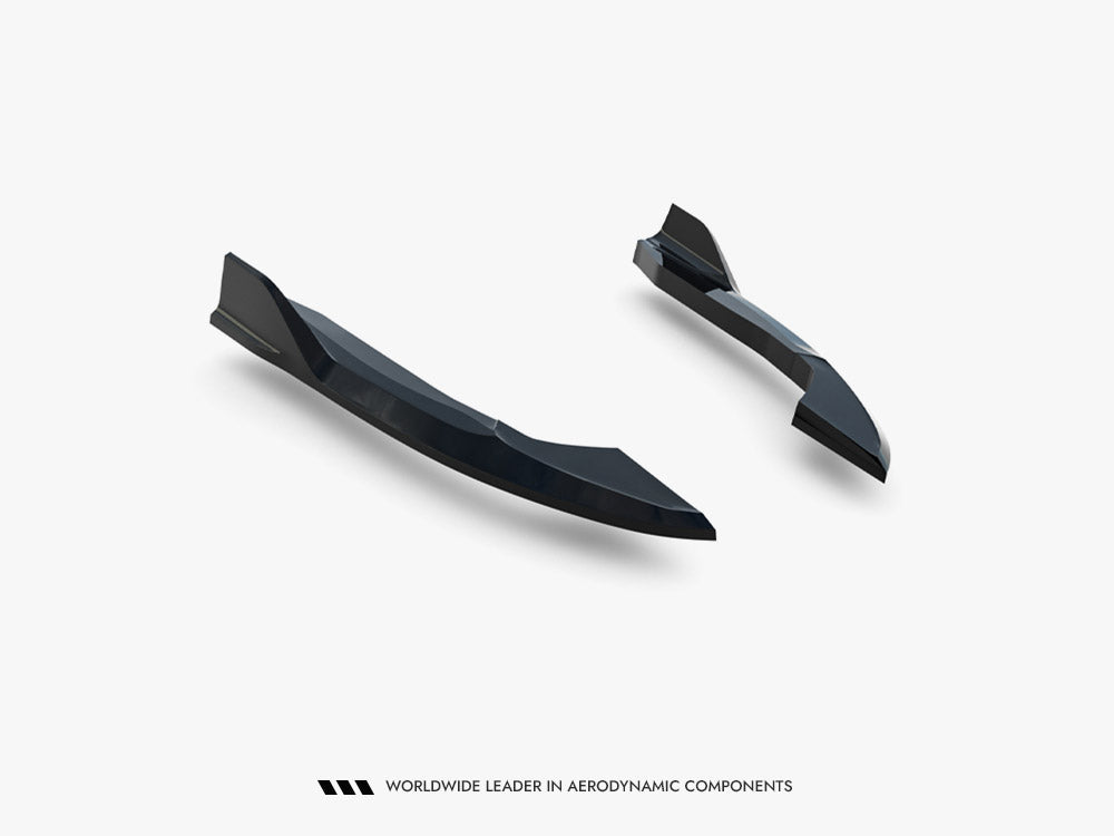 Rear Side Splitters V.1 compatible with Volkswagen Golf R Variant Mk8 Facelift