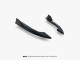 Rear Side Splitters V.1 compatible with Volkswagen Golf R Variant Mk8 Facelift