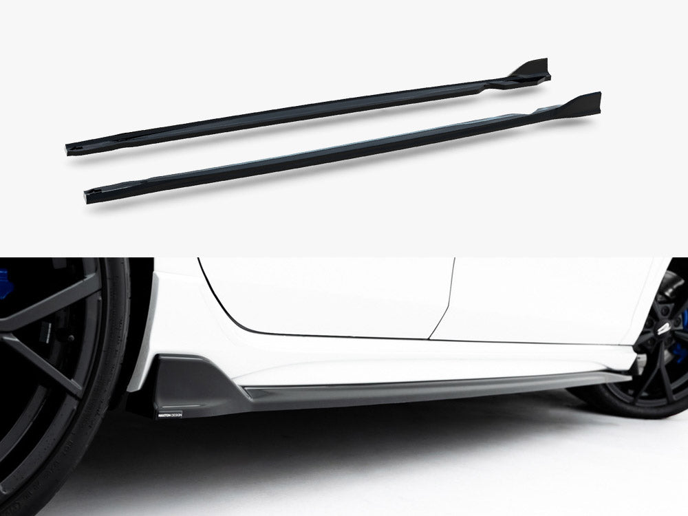 Side Skirt Diffusers compatible with Volkswagen Golf R Variant Mk8 Facelift