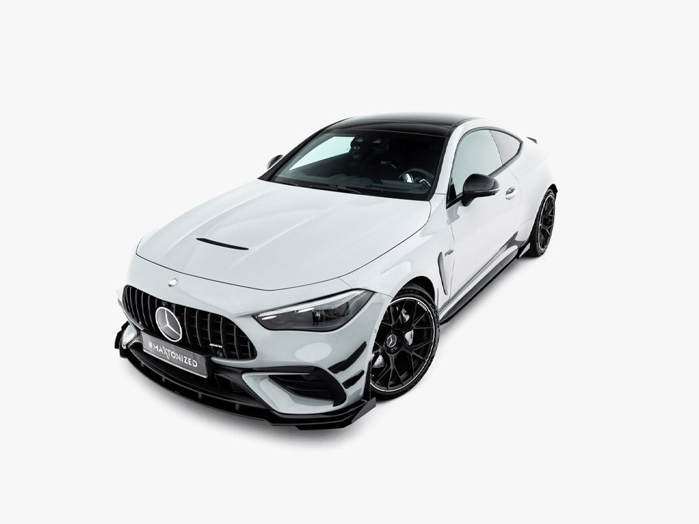 Street PRO Front Splitter + Flaps compatible with Mercedes-AMG CLE 53 Aero C236