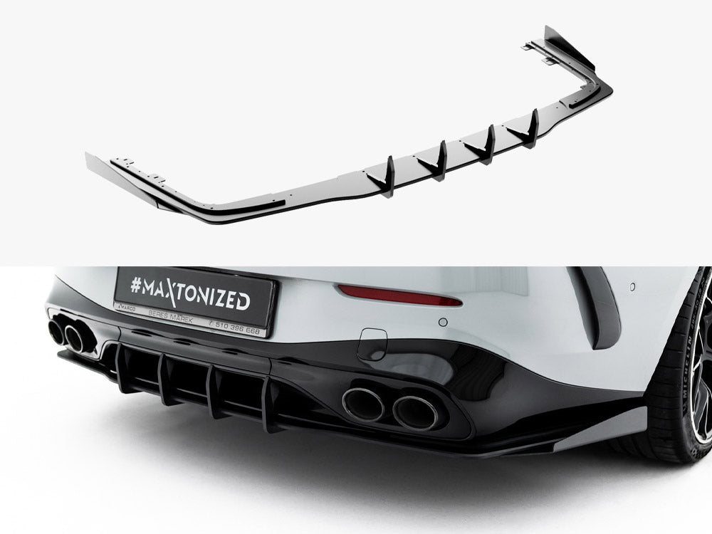 Street PRO Rear Diffuser + Flaps compatible with Mercedes-AMG CLE 53 Aero C236