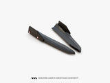 Rear Side Splitters V.4 + Flaps compatible with Skoda Octavia RS Combi / Liftback Mk4 / Mk4 Facelift