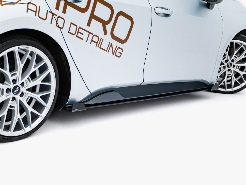 Street PRO Side Skirt Diffusers + Flaps compatible with CUPRA Born Mk1