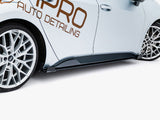 Street PRO Side Skirt Diffusers + Flaps compatible with CUPRA Born Mk1
