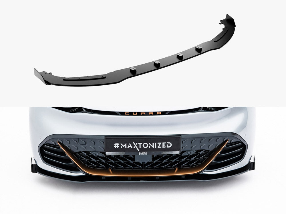 Street PRO Front Splitter + Flaps compatible with CUPRA Born Mk1