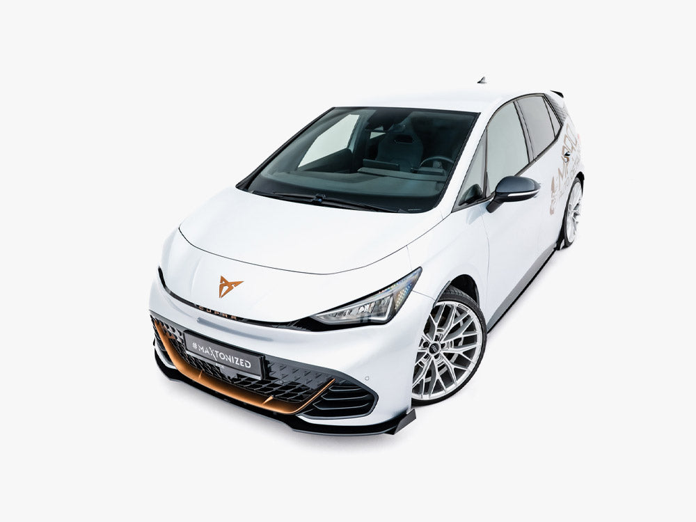 Street PRO Front Splitter + Flaps compatible with CUPRA Born Mk1