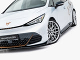 Street PRO Front Splitter + Flaps compatible with CUPRA Born Mk1