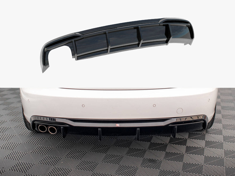 Rear Valance compatible with Audi A5 Sportback 8T Facelift (Version with dual exhausts on one Side)