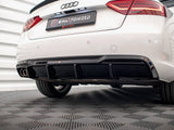Rear Valance compatible with Audi A5 Sportback 8T Facelift (Version with dual exhausts on one Side)
