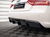 Rear Valance compatible with Audi A5 Sportback 8T Facelift (Version with dual exhausts on one Side)