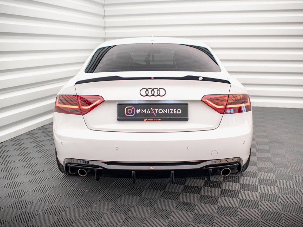 Rear Valance compatible with Audi A5 Sportback 8T Facelift (Version with single exhausts on both sides)