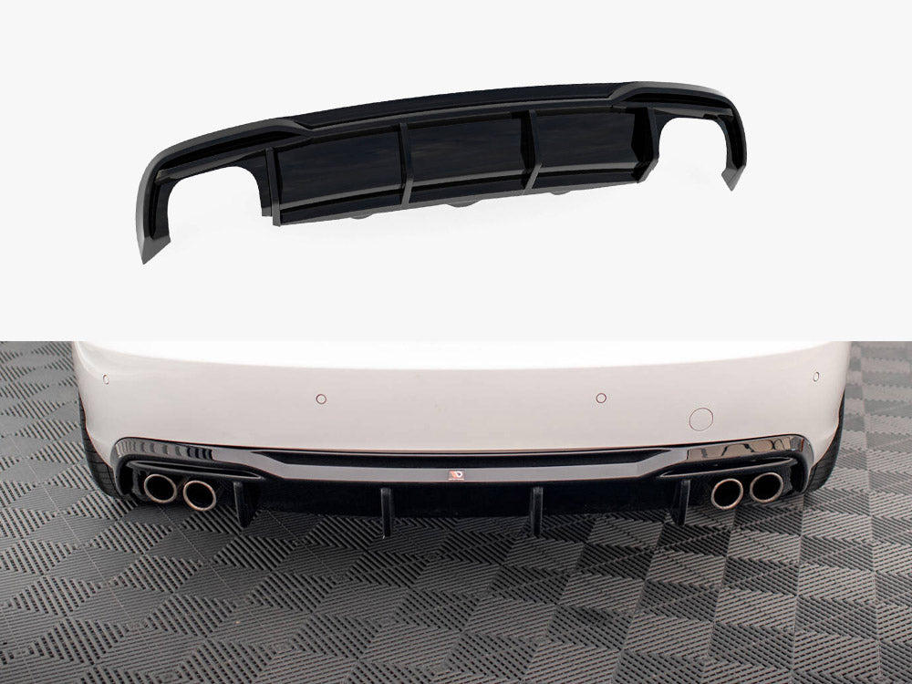 Rear Valance compatible with Audi A5 Sportback 8T Facelift (Version with dual exhausts on both sides)