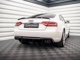 Rear Valance compatible with Audi A5 Sportback 8T Facelift (Version with dual exhausts on both sides)