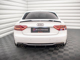 Rear Valance compatible with Audi A5 Sportback 8T Facelift (Version with dual exhausts on both sides)