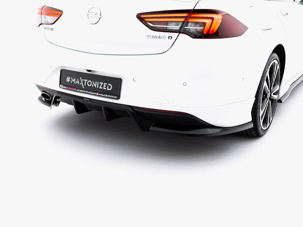 Rear Splitter (Vertical Bars) compatible with Opel Insignia OPC Line Mk2