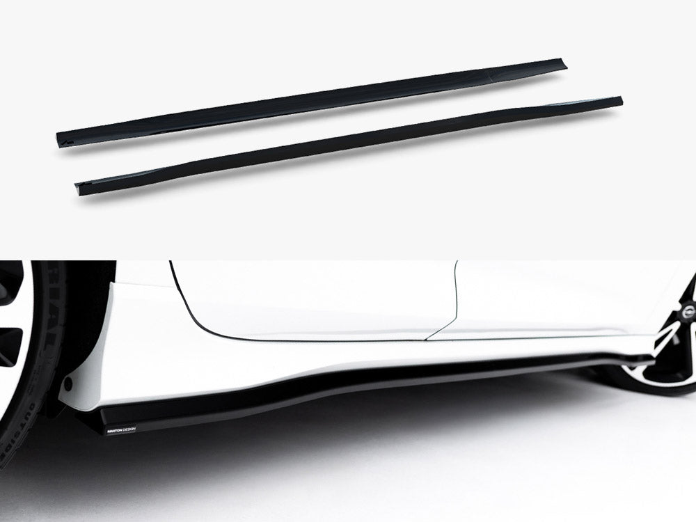 Side Skirt Diffusers compatible with Opel Insignia OPC Line Mk2