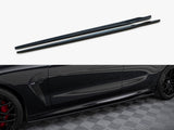 Side Skirts Diffusers V.2 compatible with BMW M8 Gran Coupe F93 / 8 Gran Coupe M-Pack G16