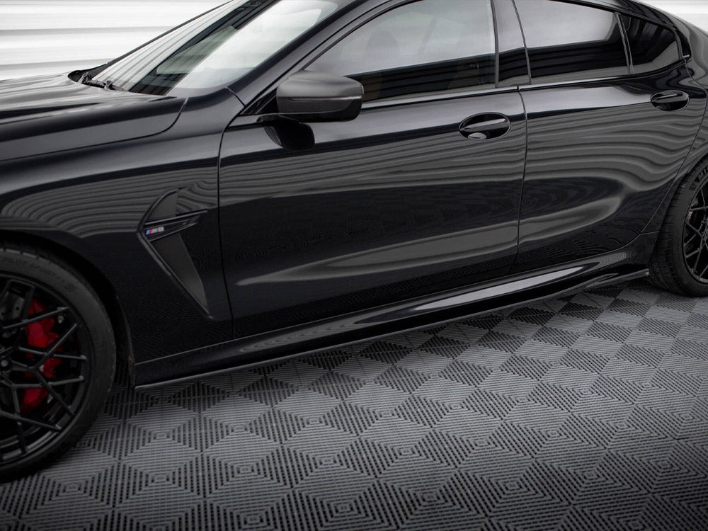 Side Skirts Diffusers V.2 compatible with BMW M8 Gran Coupe F93 / 8 Gran Coupe M-Pack G16