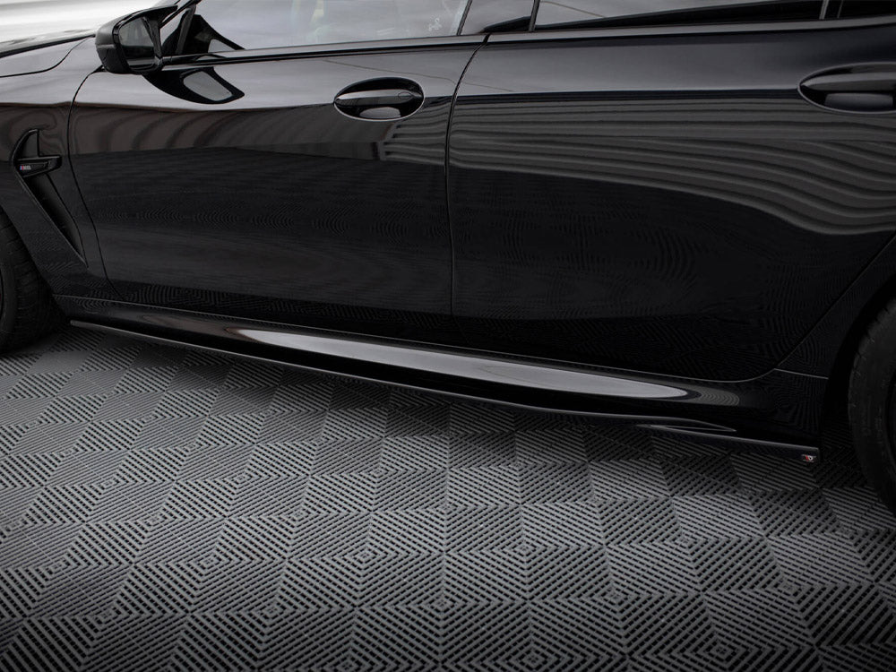 Side Skirts Diffusers V.2 compatible with BMW M8 Gran Coupe F93 / 8 Gran Coupe M-Pack G16