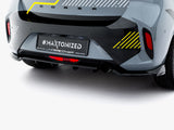 Rear Splitter (Vertical Bars) compatible with Opel Corsa F Facelift (Mk6 Facelift)