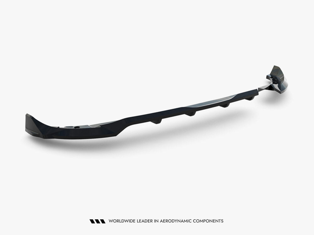 Rear Splitter (Vertical Bars) compatible with Opel Corsa F Facelift (Mk6 Facelift)