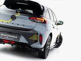 Rear Splitter (Vertical Bars) compatible with Opel Corsa F Facelift (Mk6 Facelift)