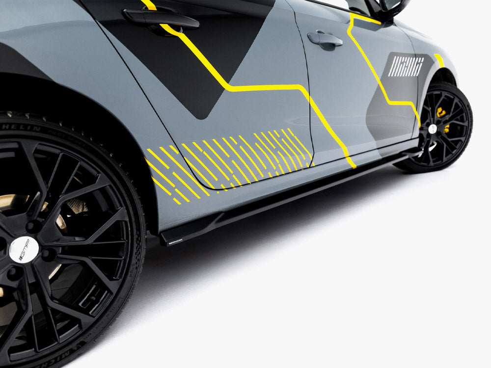 Side Skirt Diffusers compatible with Opel Corsa F Facelift (Mk6 Facelift)