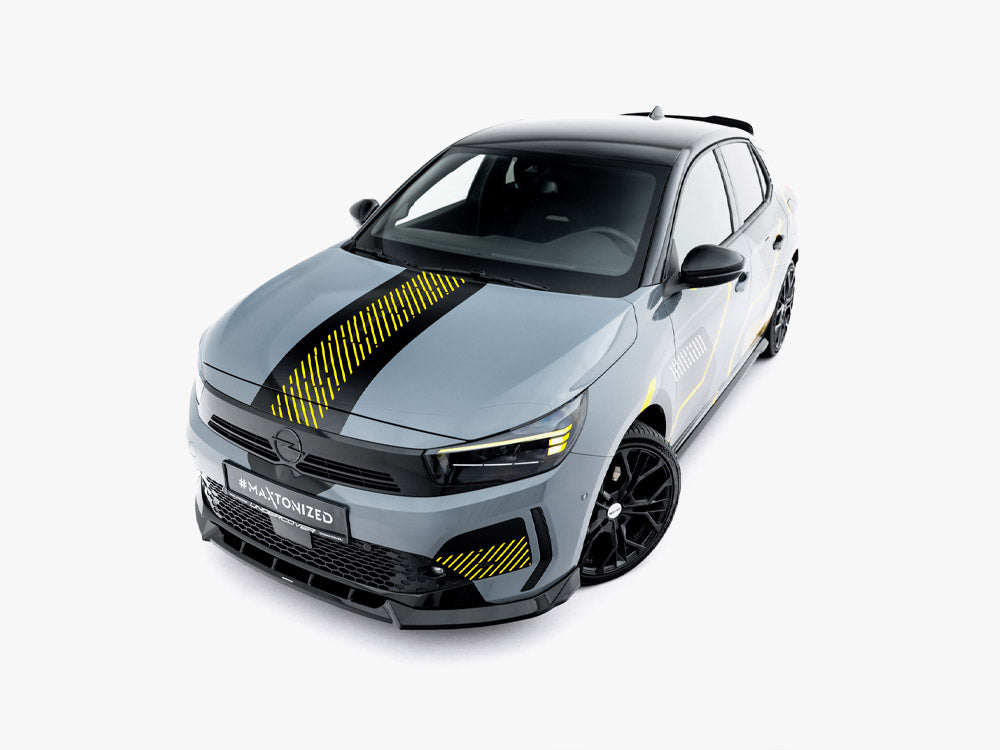 Front Splitter compatible with Opel Corsa F Facelift (Mk6 Facelift)