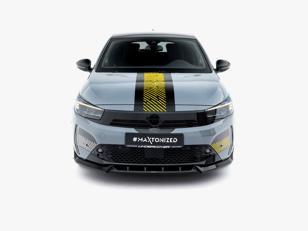 Front Splitter compatible with Opel Corsa F Facelift (Mk6 Facelift)