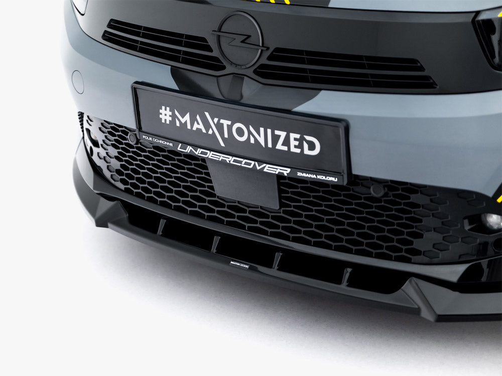 Front Splitter compatible with Opel Corsa F Facelift (Mk6 Facelift)