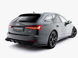 Rear Valance + Exhaust Ends Imitation compatible with Audi A6 Sedan / Avant C8 / C8 Facelift