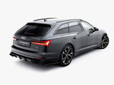 Rear Valance + Exhaust Ends Imitation compatible with Audi A6 Sedan / Avant C8 / C8 Facelift