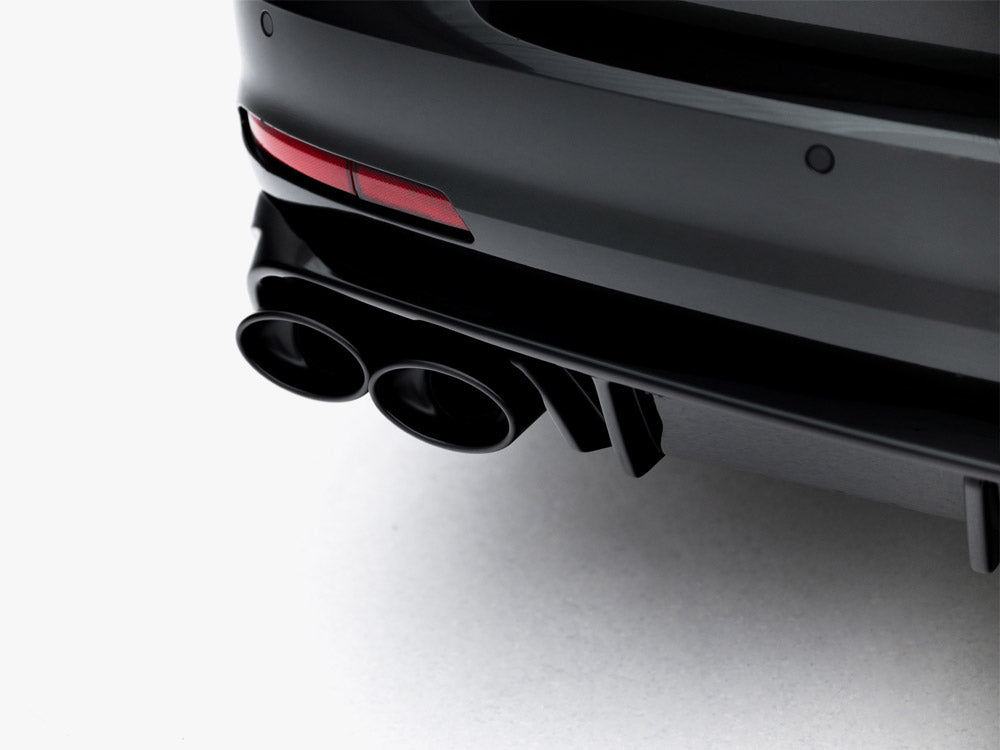 Rear Valance + Exhaust Ends Imitation compatible with Audi A6 Sedan / Avant C8 / C8 Facelift